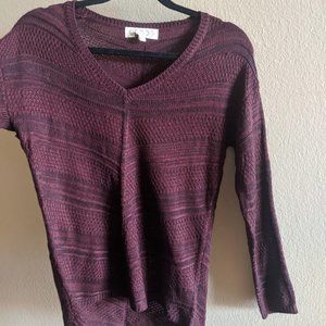 Pink Rose Maroon Sweater